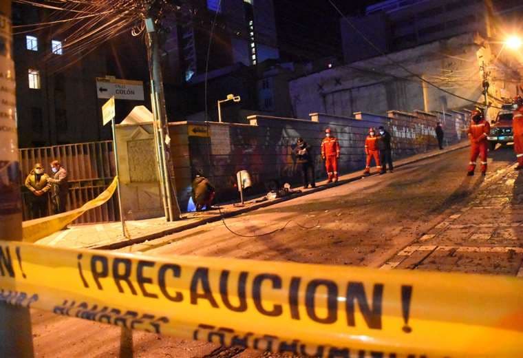 La explosión registrada en La Paz I APG Noticias.