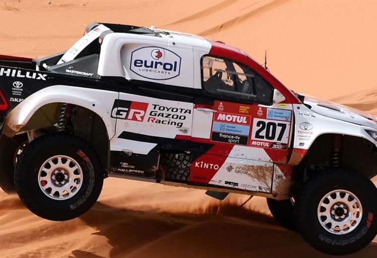 Giniel De Villiers corre esta edición del Dakar en un Toyota. Foto: AFP