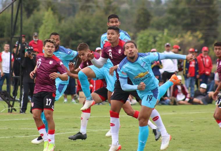 Bolívar jugó el miércoles su segundo amistoso en Colombia. Foto: Bolívar