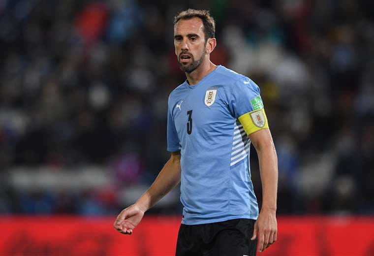 Diego Godín, capitán de la selección uruguaya. Foto: AFP