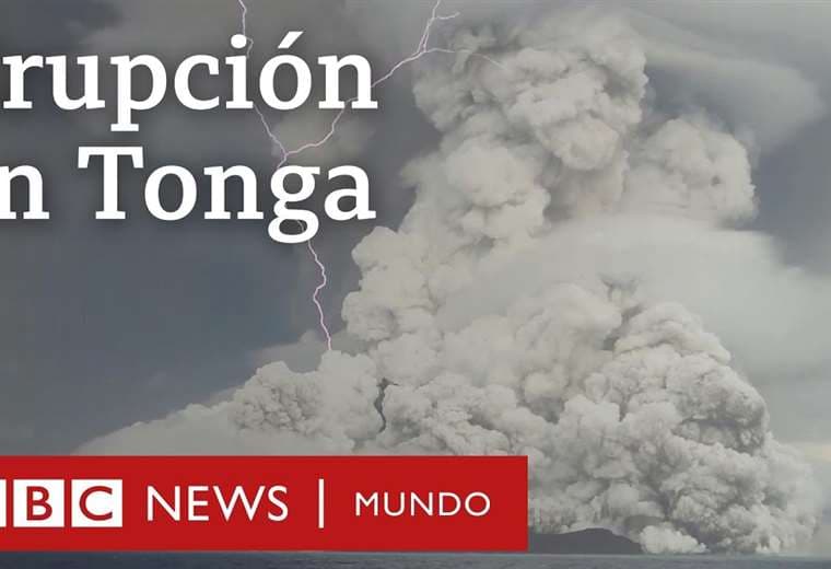La violenta erupción volcánica en Tonga