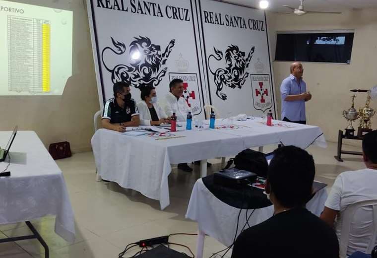 El lunes se realizó una asamblea de socios del club Real Santa Cruz. Foto: Real SC
