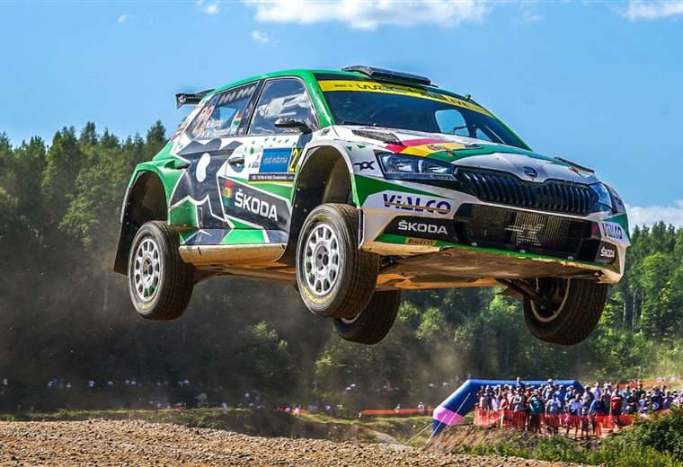 La gran maniobra de Marco Bulacia en el rally de Montecarlo. Foto: WRC