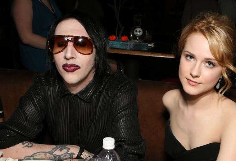 Marilyn Manson y Evan Rachel Wood, cuando eran pareja