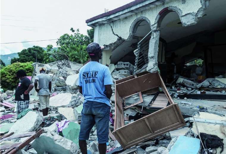 Imagen de archivo del sismo de agosto de 2021 en Haití | AFP