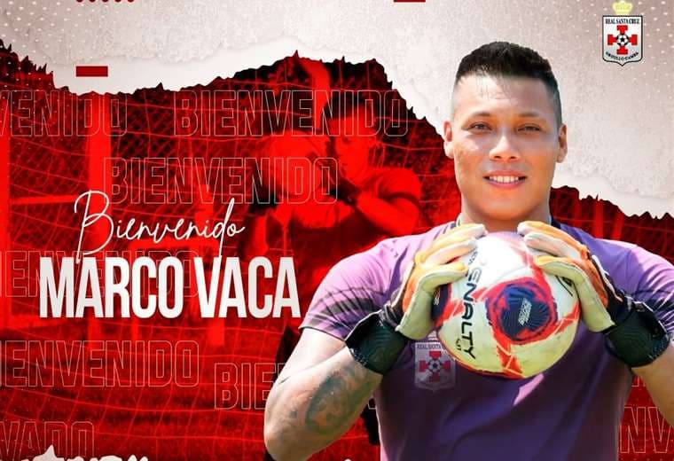 Marco Vaca, flamante fichaje de Real Santa Cruz.