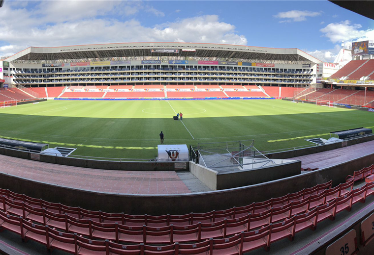 Estadio Rodrigo Paz de Quito. Foto: Internet