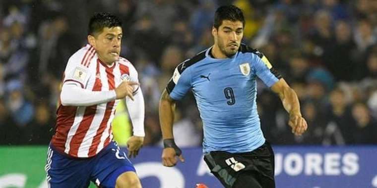 Paraguay y Uruguay jugarán este jueves en Asunción. Foto: Internet