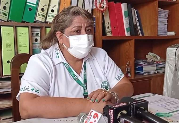 La gerente de red de salud, Gaby Orellana Foto: Rodrigo Salvatierra