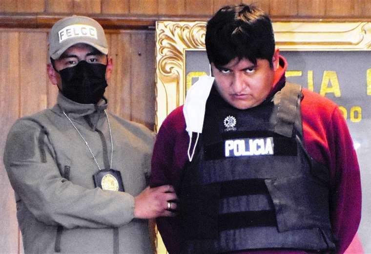 Richard Choque, el feminicida, está detenido en La Paz