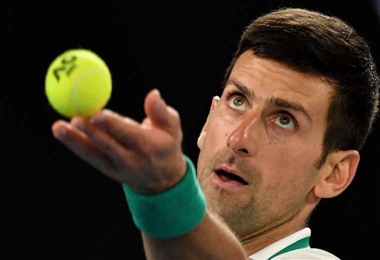 Djokovic será una baja sentida en el Abierto de Australia. Foto. AFP