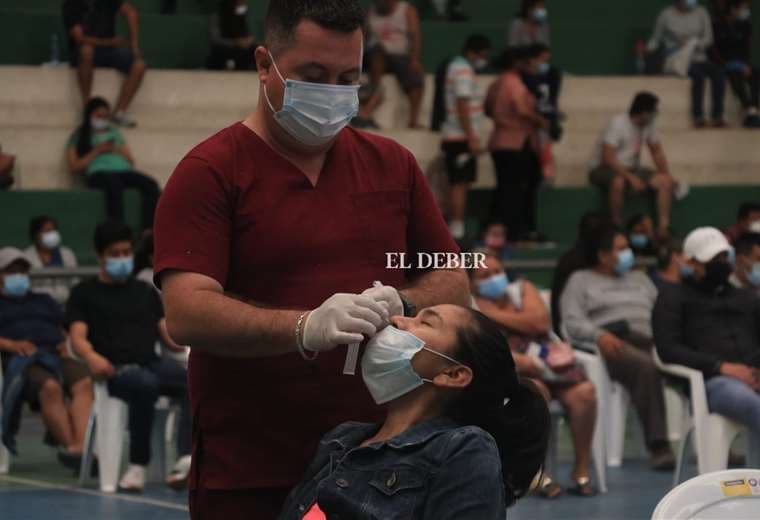 Municipio administra las pruebas de antígeno nasal/Foto: Juan Carlos Torrejón
