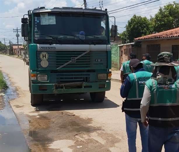 Muncipio prohibe ingreso de camiones en la laguna Claracuta/Foto:GAMSC