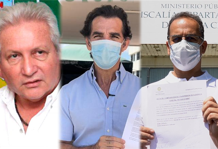  Costas, Saavedra y Aguilera se presentarán a declarar en la Fiscalía.