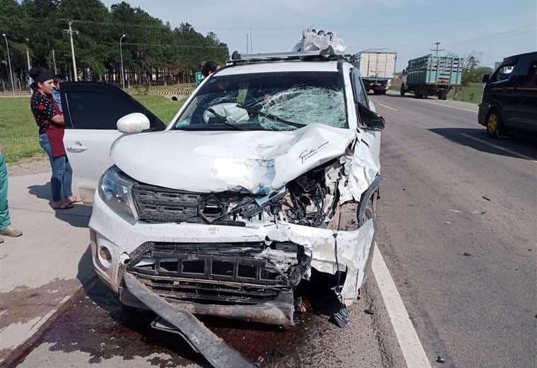 Tres personas murieron este viernes en accidentes en la ruta a Camiri