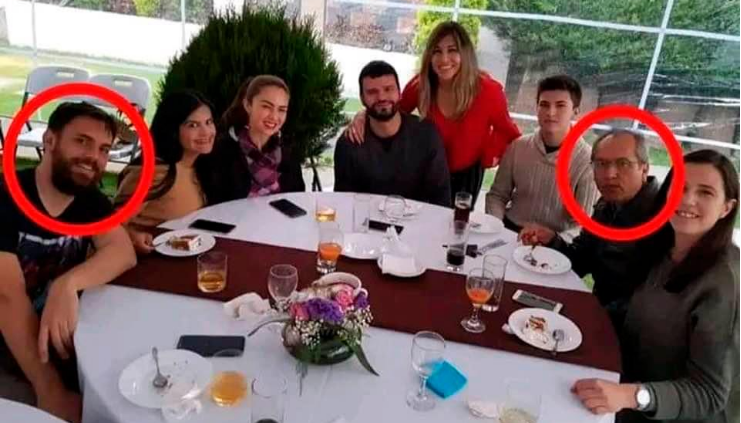 La foto de Del Castillo en la misma mesa que Wálter Chávez I redes.