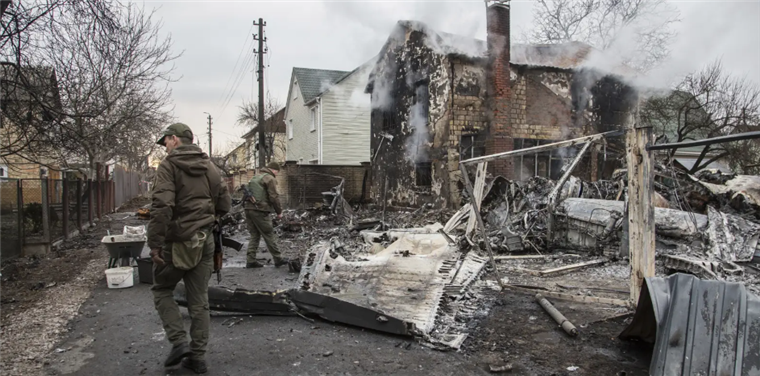 Rusia arremetió nuevamente con un intenso bombardeo contra Ucrania