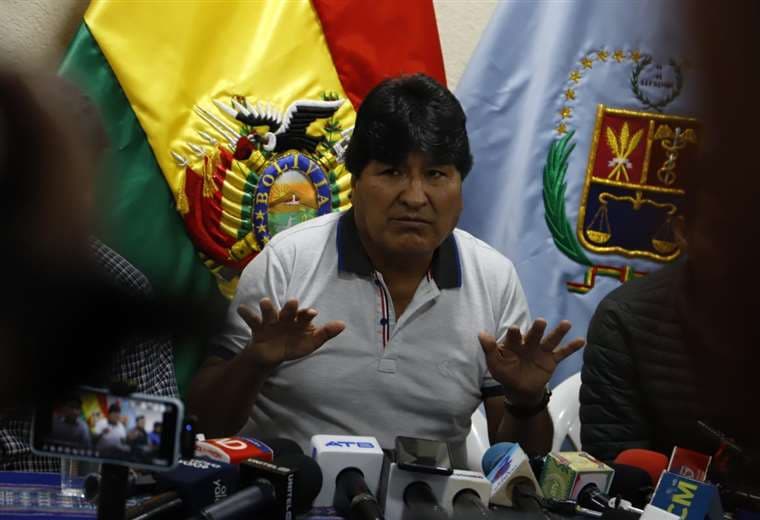 Evo Morales en conferencia de prensa I APG Noticias.