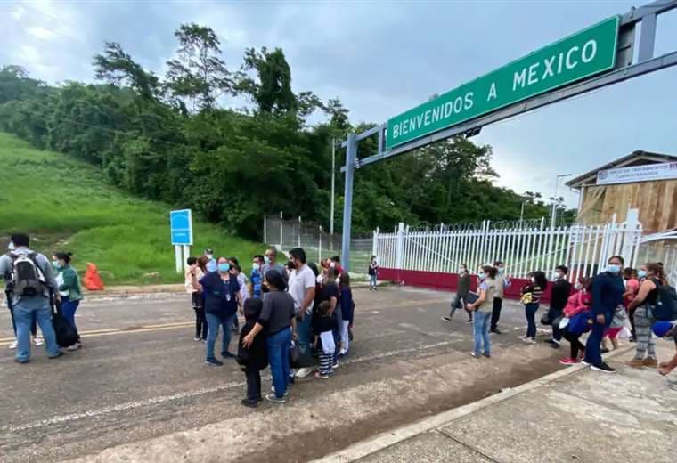Muchos migrantes venezolanos intentan llegar a Estados Unidos por el lado mexicano  