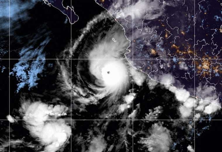 El huracán Orlene/Foto: AFP