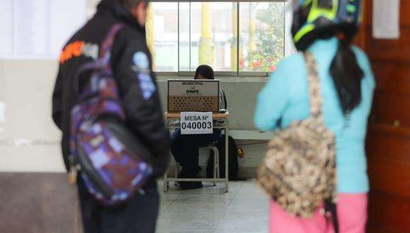 Votaciones en Perú/Foto: Diario El Comercio