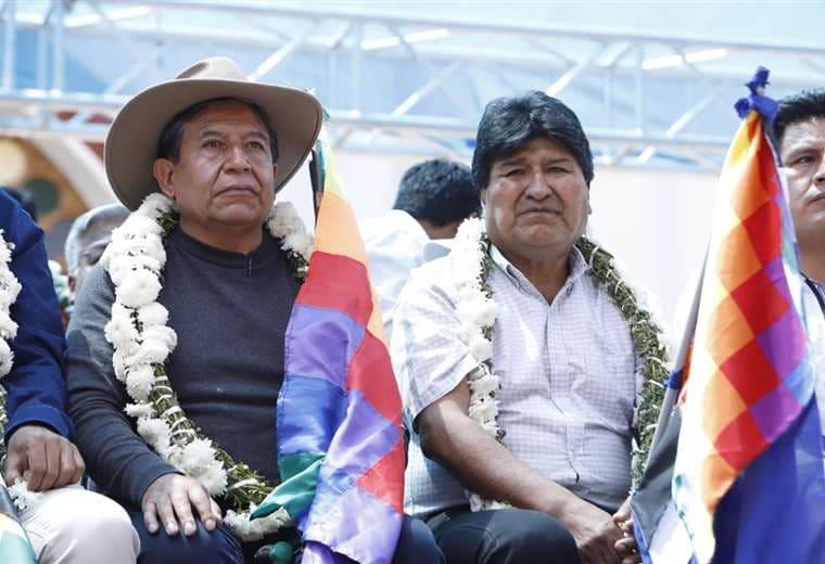 David Choquehuanca y Evo Morales I APG Noticias.