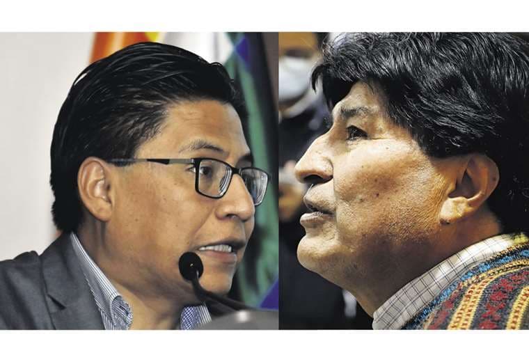 El ministro Iván Lima y el expresidente Evo Morales están enfrentados