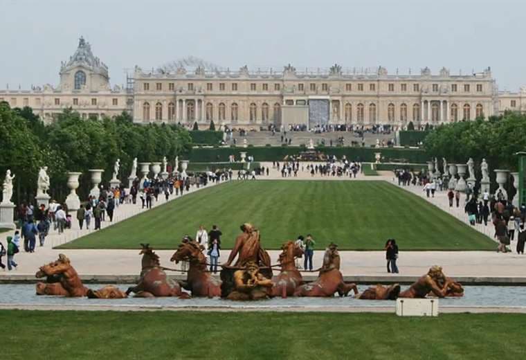 Castillo de Versalles, lugar por donde pasarán los atletas olímpicos. Foto: Internet