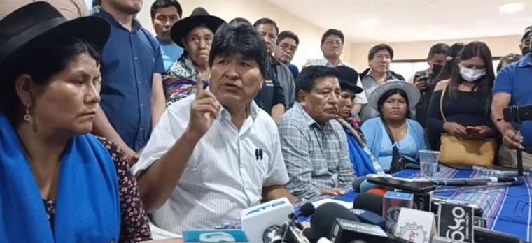 Evo Morales, después del ampliado del MAS