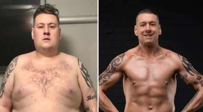 Su hijo le preguntó si iba a morir por sobrepeso y su vida cambió: un papá bajó 100 kilos