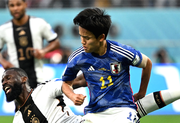 Takefusa Kubo, explica las claves del triunfo de su selección ante Alemania. Foto. AFP  