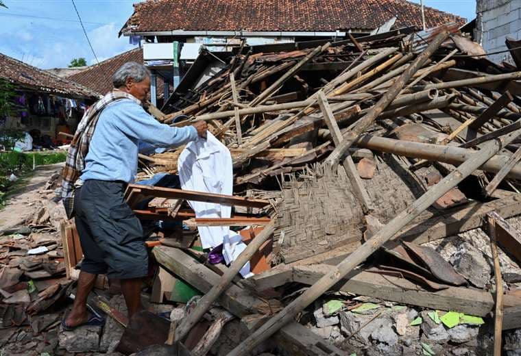 Terremoto en Indonesia/Foto: AFP