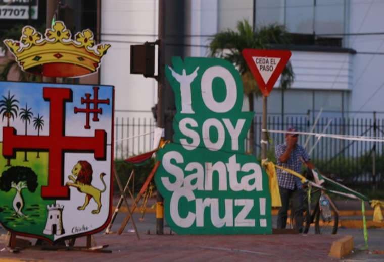 Santa Cruz cumple 34 días de paro. Foto: Ricardo Montero