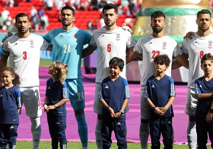 Los jugadores iraníes estuvieron en silencio durante su primer partido 