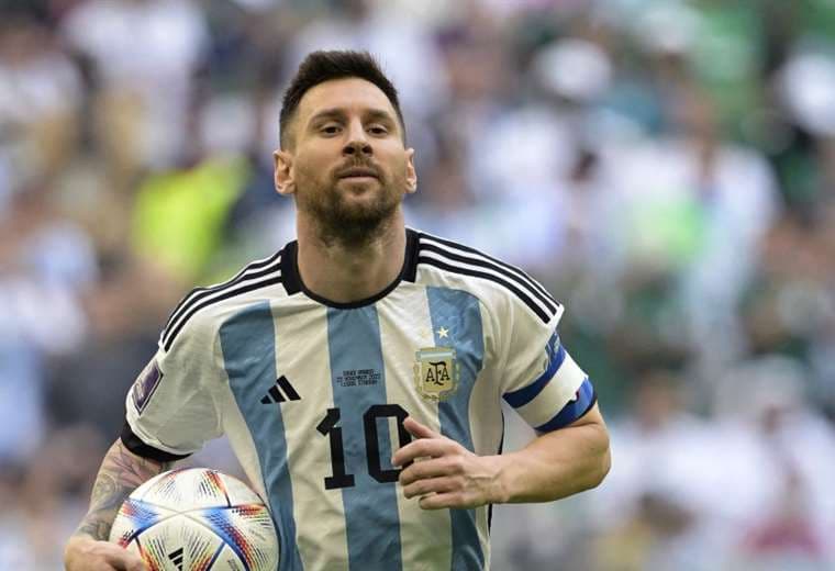 Lionel Messi, capitán y hombre récord en Argentina. Foto: AFP