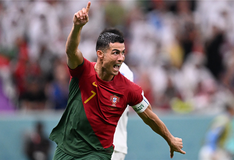 Ronaldo celebra el gol anotado ante Uruguay. Foto. AFPRonaldo celebra el gol anotado ante 