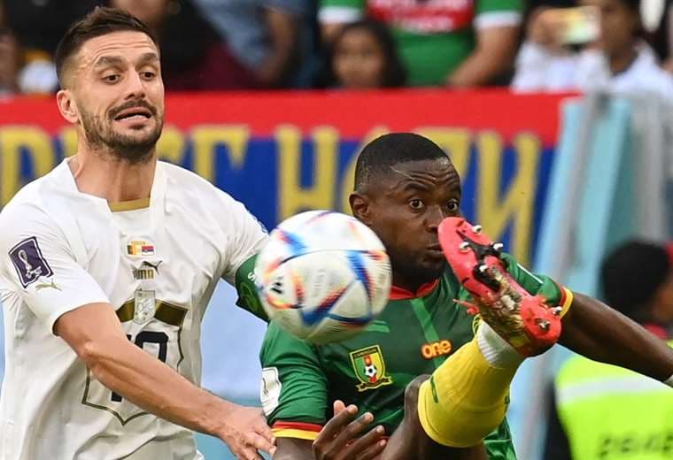 Serbia y Camerún jugaron a todo ritmo. Foto: AFP