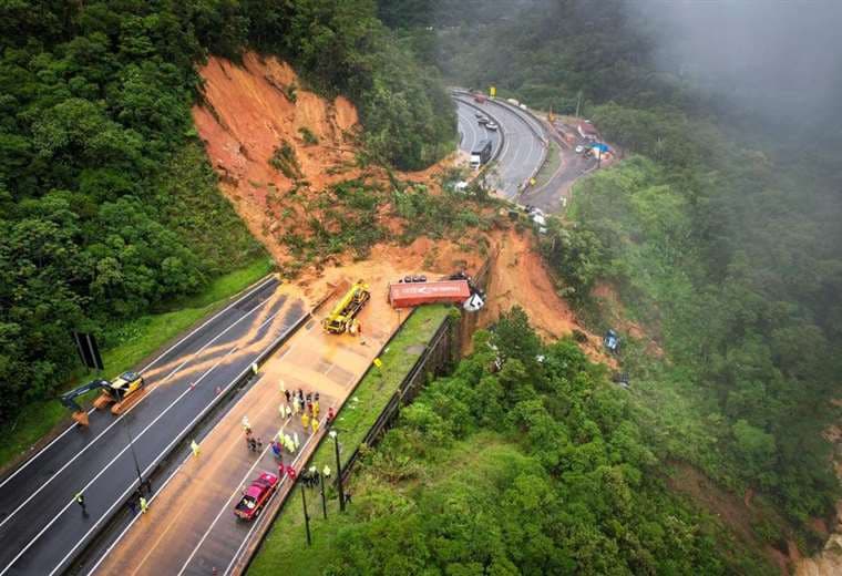 Deslizamientos en Brasil /Foto: AFP