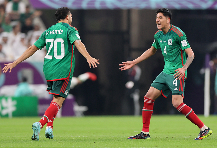 Henry Martín (20) marcó el primer gol de México. Foto. AFP