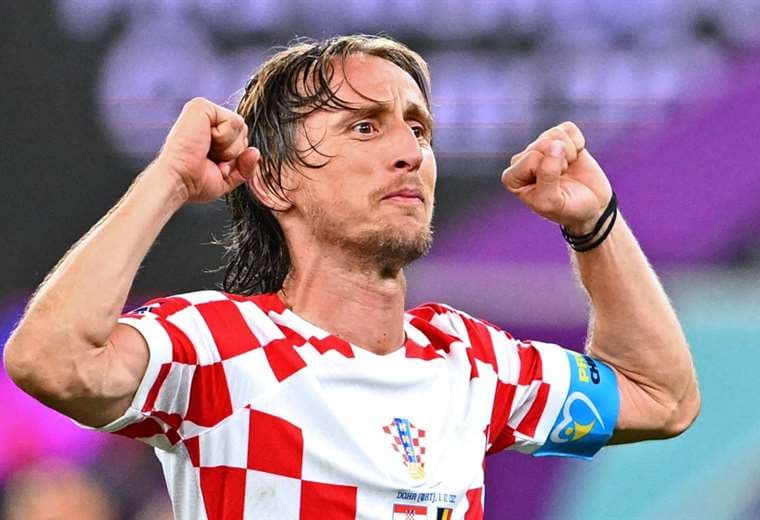 Luka Modric y su selección siguen en carrera en el Mundial. Foto: AFP