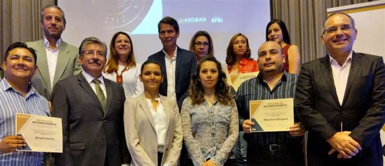 Ganadores y jurado del concurso organizado por Asoban y EFE  /Foto: Asoban 
