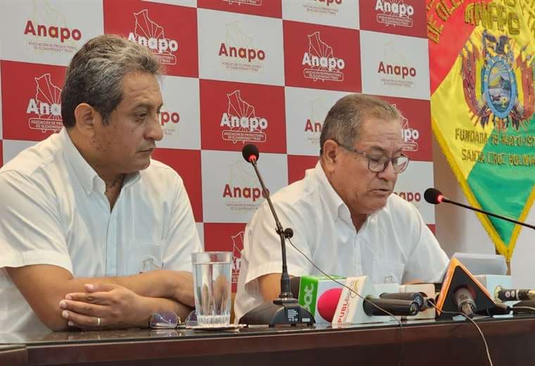 Ejecutivos de Anapo en conferencia de prensa. Foto: Anapo