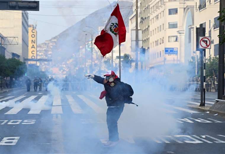 Protestas en Perú/Foto: AFP
