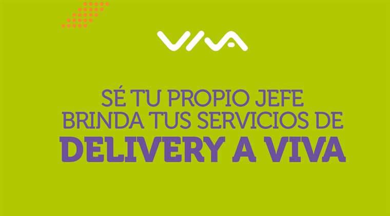 BRINDA TUS SERVICIOS DE DELIVERY A VIVA