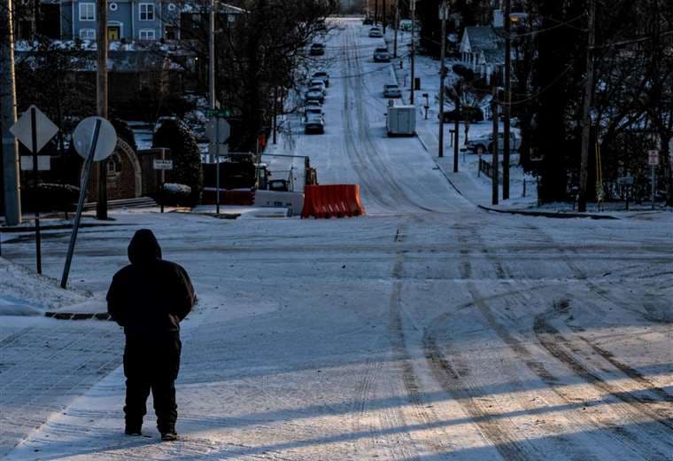Tormenta invernal en EE.UU. /Foto: AFP