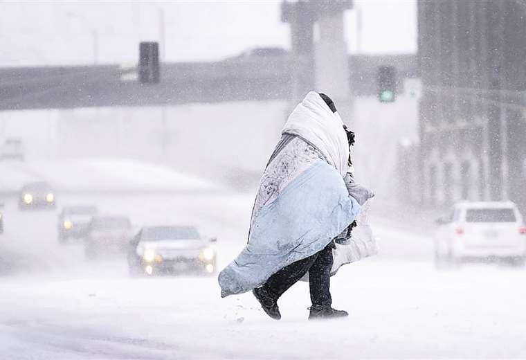 Tormenta invernal en EE.UU./Foto: AFP