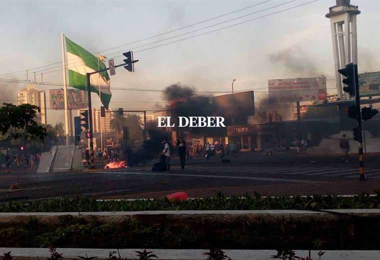 Enfrentamientos en El Cristo/Foto: Juan Carlos Torrejón