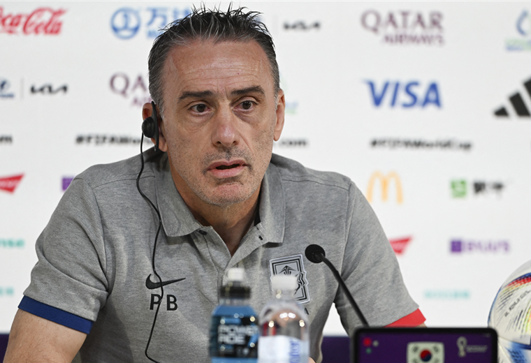 Paulo Bento, director técnico de la selección de Corea del Sur. Foto. AFP