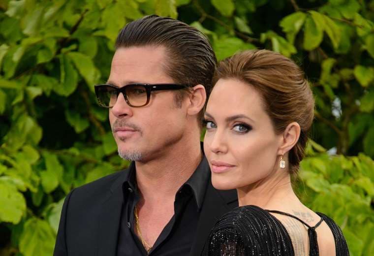 Brad Pitt y Angelina Jolie, cuando aún eran pareja 