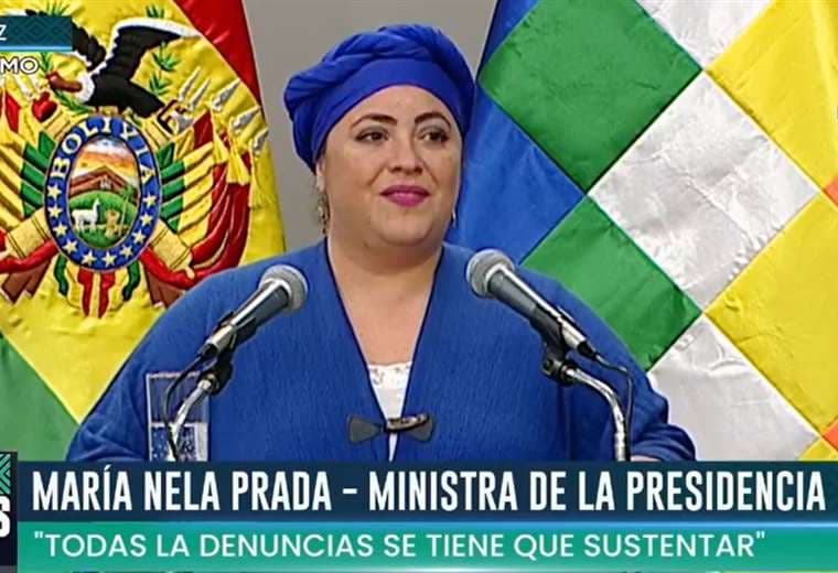 Ministra María Nela Prada niega acusaciones al Presidente Arce